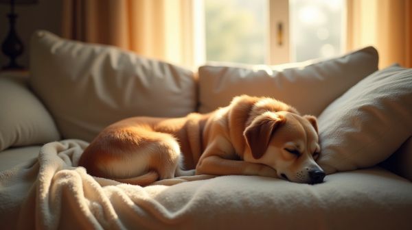 Le couchage du chien, un vrai sujet de bien-etre a la maison